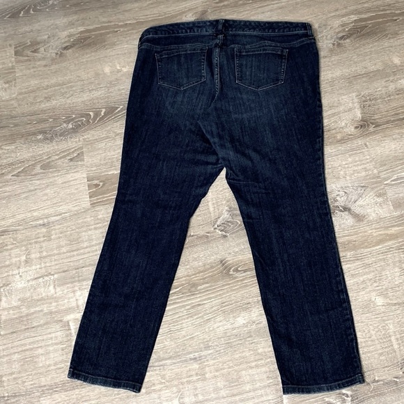 𝅺TORRID Boyfriend Jeans, Size 16R, Dark Wash. - Picture 2 of 6